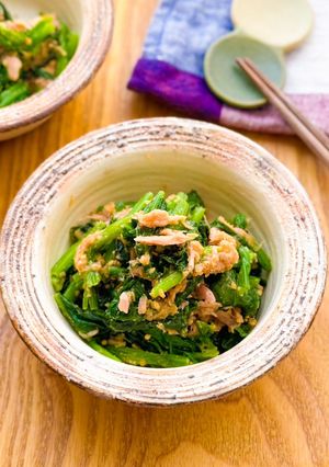 ほうれん草とツナの胡麻和え♩-レシピのメイン写真