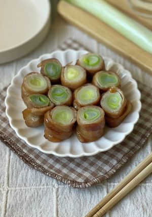 お弁当おかず!長ネギの肉巻き-レシピのメイン写真