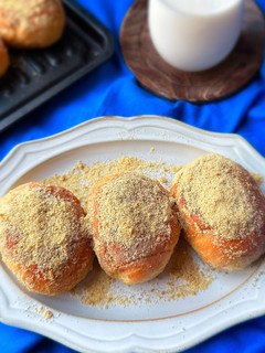 5分で完成!給食ヒーローきなこ揚げパン-レシピのメイン写真