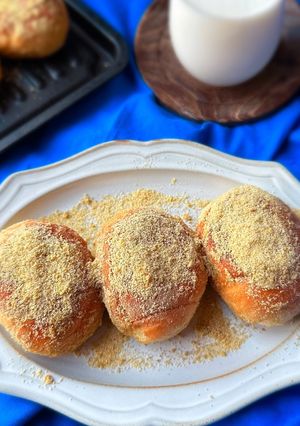 5分で完成！給食ヒーローきなこ揚げパン-レシピのメイン写真