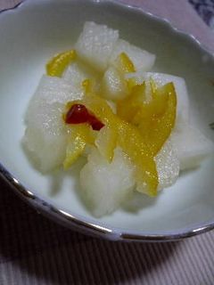 大根と柚の酢の物-レシピのメイン写真