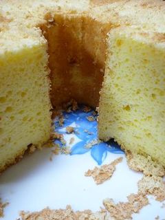 ☆生クリームシフォンケーキ♪20cm☆-レシピのメイン写真