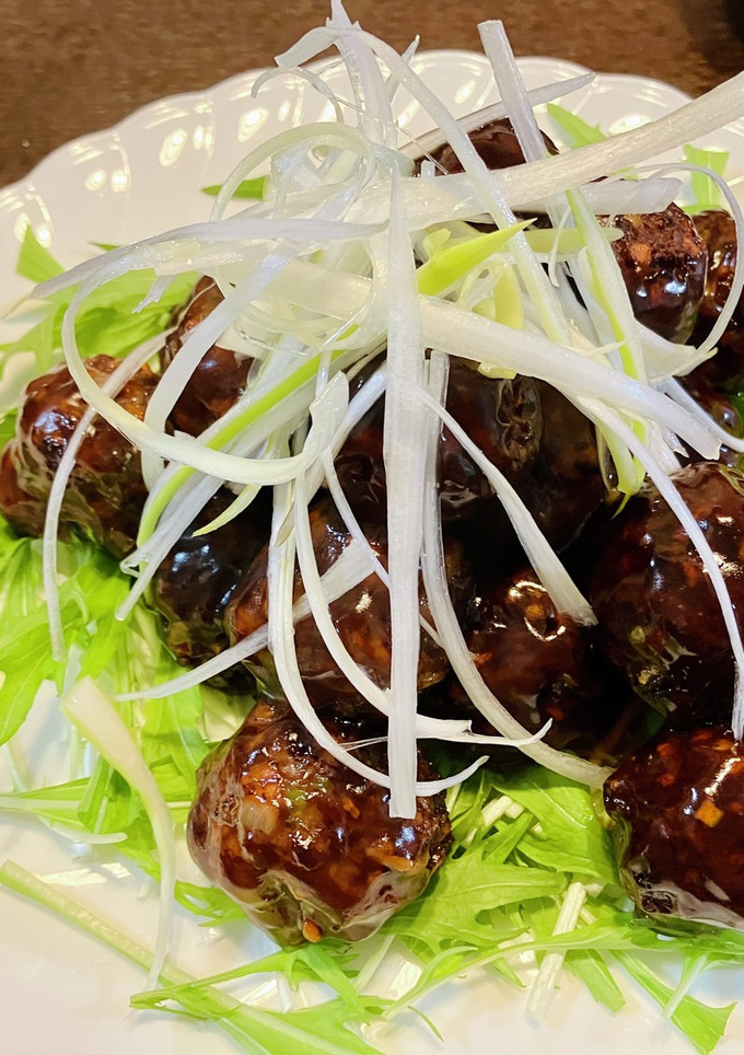 ジビエ合挽肉の中華風甘酢肉団子-レシピのメイン写真