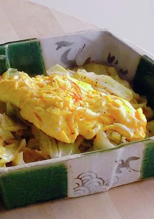 麻薬卵のタレ活用★大量キャベツ消費★簡単-レシピのメイン写真