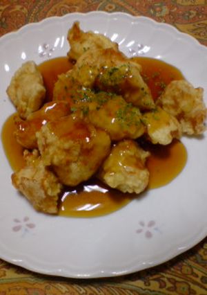 鶏天ぷらの醤油あんかけ♪-レシピのメイン写真