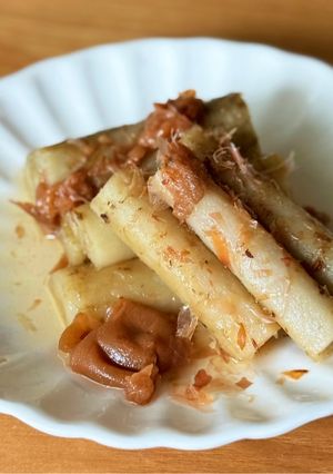 夏バテ防止！ さっぱり ごぼうの梅煮-レシピのメイン写真
