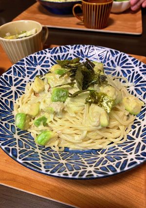 濃厚！アボカドとツナの和風クリームパスタ-レシピのメイン写真