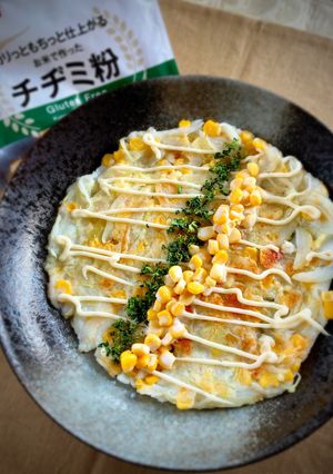 マヨコーン⭐︎チーズのチヂミ-レシピのメイン写真