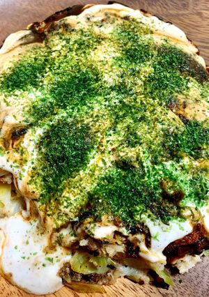 グルテンフリー♡オートミールのお好み焼き-レシピのメイン写真