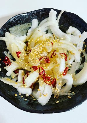 簡単☆無限オニオンスライス＆甘辛胡麻油-レシピのメイン写真