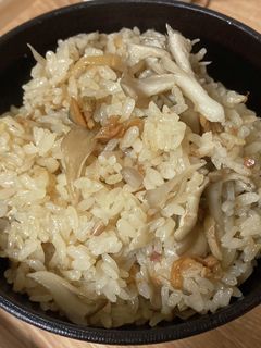 まいたけとあさりの佃煮の炊き込みご飯-レシピのメイン写真
