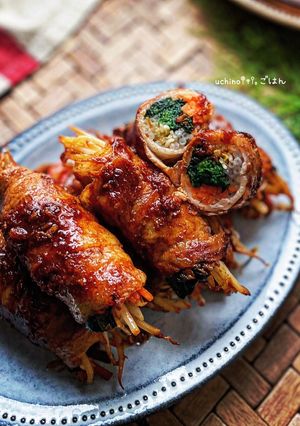 野菜たっぷり♪♪韓国風肉巻き-レシピのメイン写真