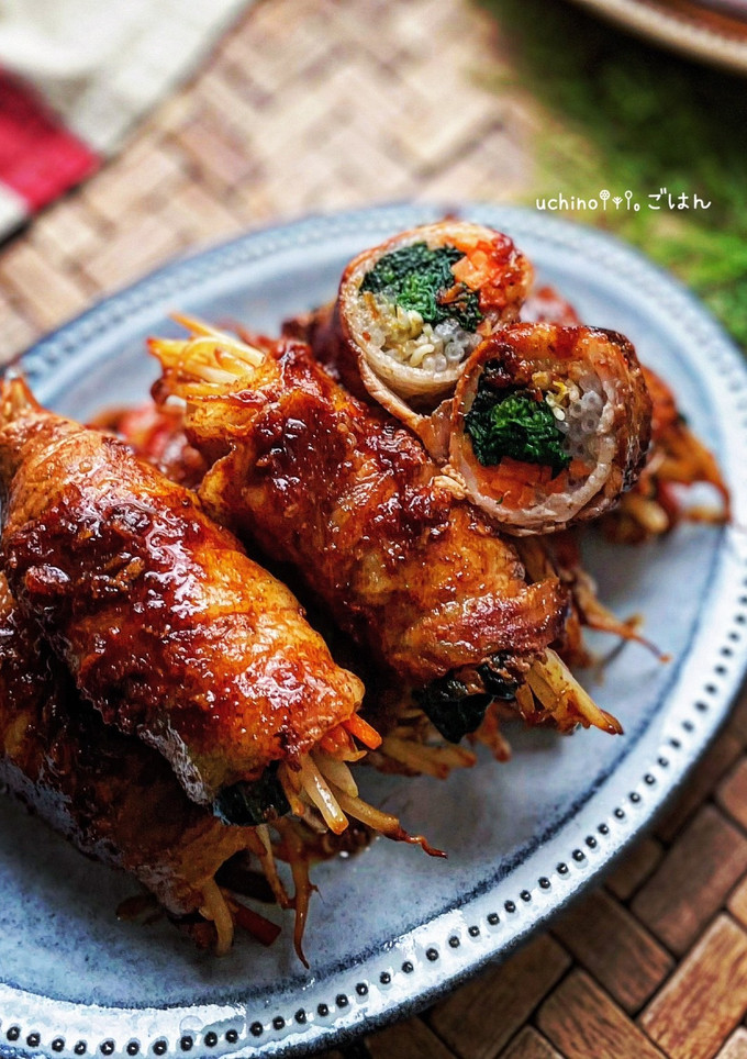 野菜たっぷり♪♪韓国風肉巻き-レシピのメイン写真