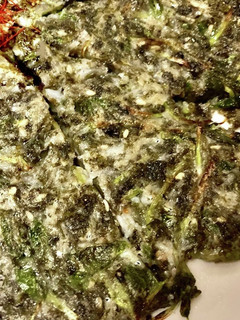 海苔たっぷり!釜揚げしらすと豆苗のチヂミ-レシピのメイン写真