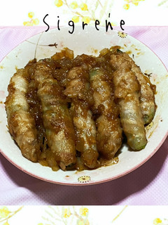 菜の花の豚肉巻き焼き〜玉ねぎソースかけ〜-レシピのメイン写真