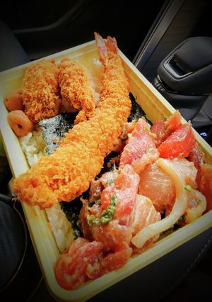 出先でスペシャル弁当！❨(@≧↺≦@)❩-レシピのメイン写真