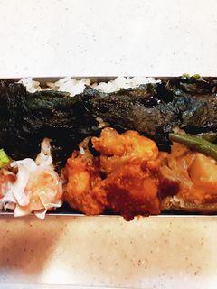 高校生弁当覚え書き152のり弁-レシピのメイン写真