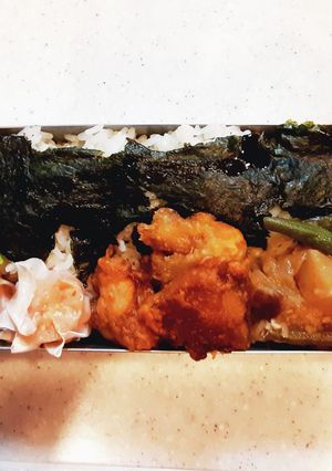 高校生弁当覚え書き152のり弁-レシピのメイン写真