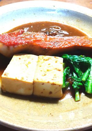 金目鯛の煮つけ　熟成酒粕＆発酵玉葱-レシピのメイン写真