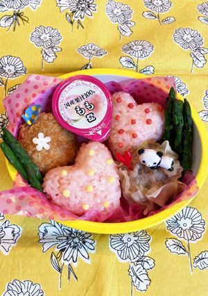幼稚園年少　ハートちゃんお弁当-レシピのメイン写真