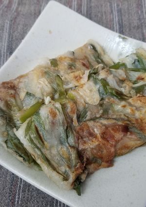 味付け要らず【和】梅チヂミ♪-レシピのメイン写真