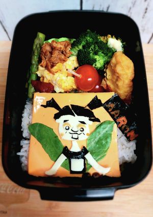 ★キャラ弁★ ** 妖精アーロン弁当**-レシピのメイン写真