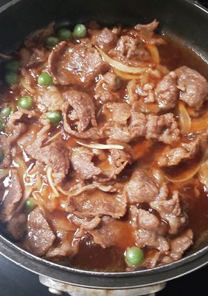 朝からお弁当に牛丼♪味付け簡単-レシピのメイン写真