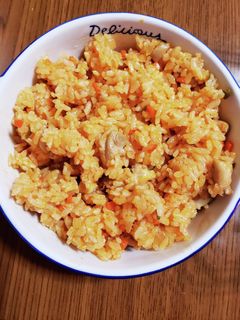 ☆炊飯器でチキンライス☆-レシピのメイン写真