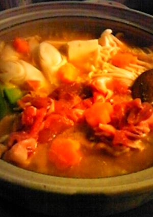 豚キムチ鍋♪味噌仕立て-レシピのメイン写真