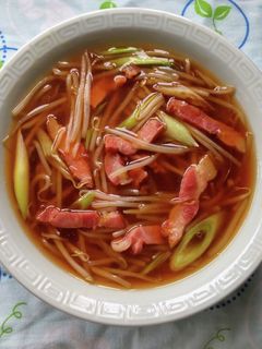 チャーシューともやしのあんかけラーメン♪-レシピのメイン写真