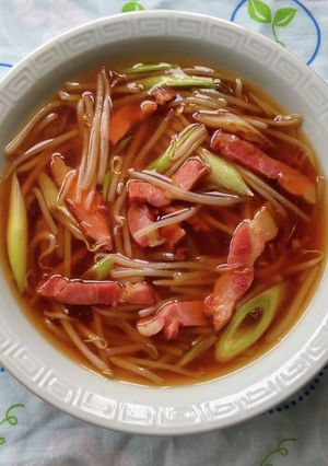 チャーシューともやしのあんかけラーメン♪-レシピのメイン写真
