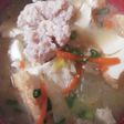 厚揚げや余り野菜のお味噌汁♪