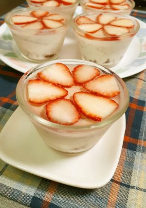 苺１パックで作る簡単♡苺ムース♡-レシピのメイン写真