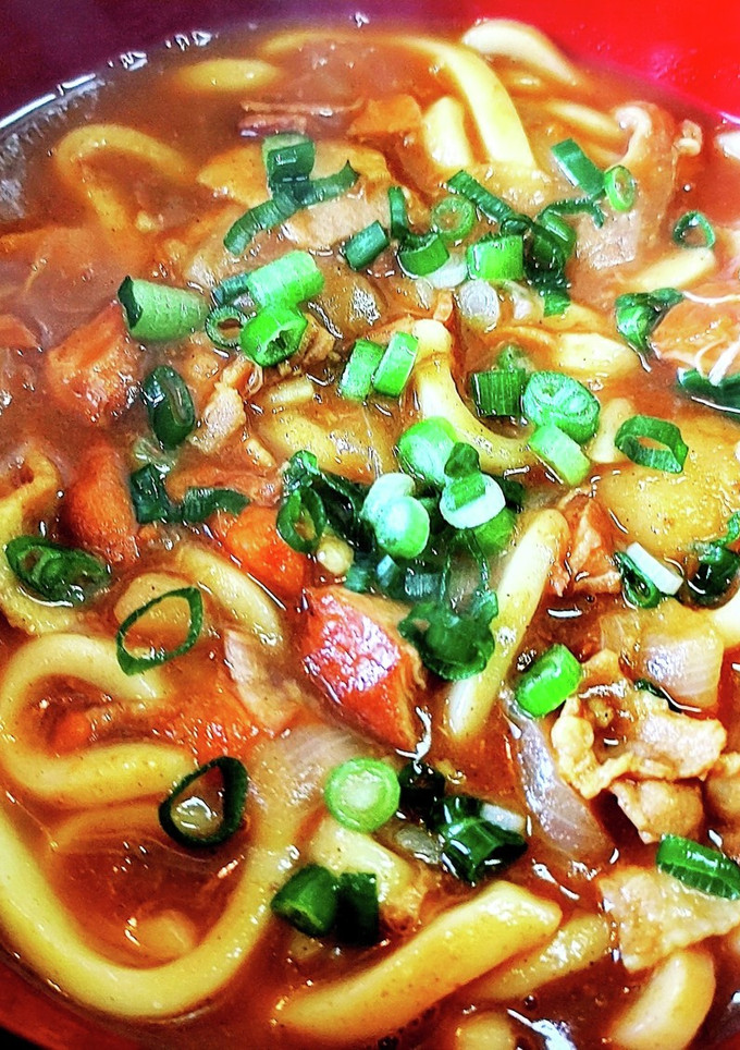 残り物活用で 安い簡単絶品カレーうどん-レシピのメイン写真