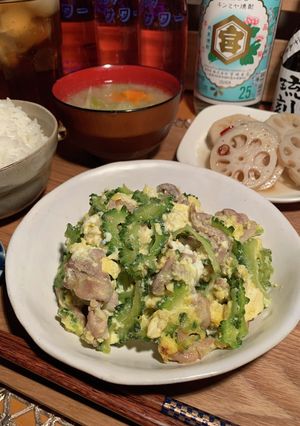 苦味がアクセント！ゴーヤチャンプル✨-レシピのメイン写真