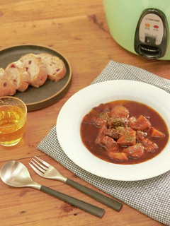 \大同電鍋レシピ/牛肉とトマトの煮込み-レシピのメイン写真