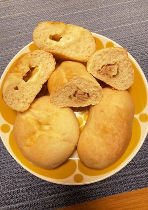 簡単！チーズパンと餃子パン-レシピのメイン写真