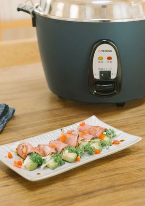 ローストビーフの彩り野菜巻き-レシピのメイン写真