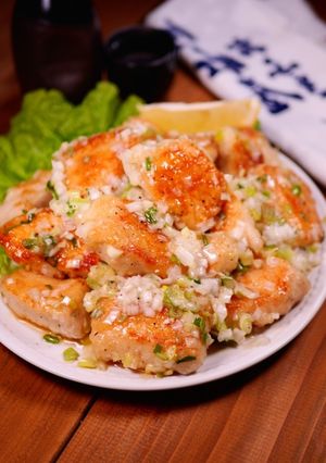 ジューシー鶏むね肉のねぎ塩うまダレの秘密-レシピのメイン写真