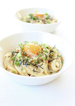 簡単！濃厚ダレが良い【オイつゆ油うどん】-レシピのメイン写真