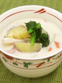 和風豆乳スープ-レシピのメイン写真