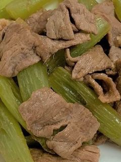 ふきと牛肉のオイスターソース炒め-レシピのメイン写真