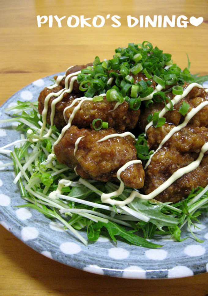 鶏の唐揚げ❀オイゴマソー酢和え-レシピのメイン写真
