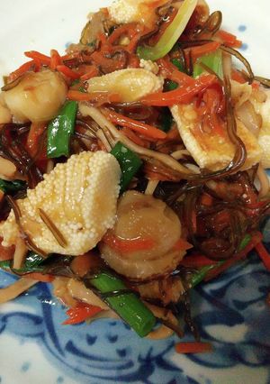 刻み昆布入り海鮮炒め-レシピのメイン写真