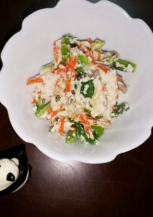 野菜たっぷりな白和え-レシピのメイン写真
