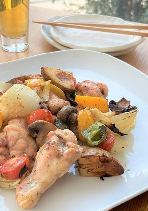 パーティーに★野菜たっぷり彩チキングリル-レシピのメイン写真