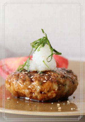 大葉お豆腐♡和風ハンバーグ-レシピのメイン写真