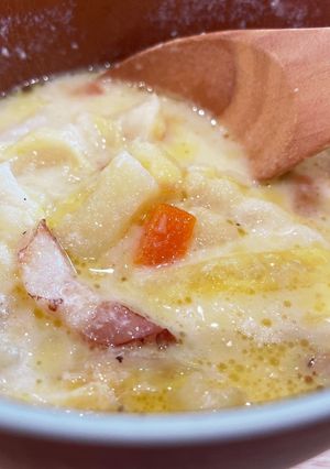 とろとろ白菜のミルクスープ-レシピのメイン写真