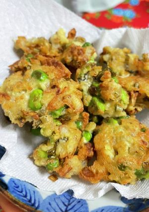 簡単!枝豆と豆腐の落とし揚げ-レシピのメイン写真