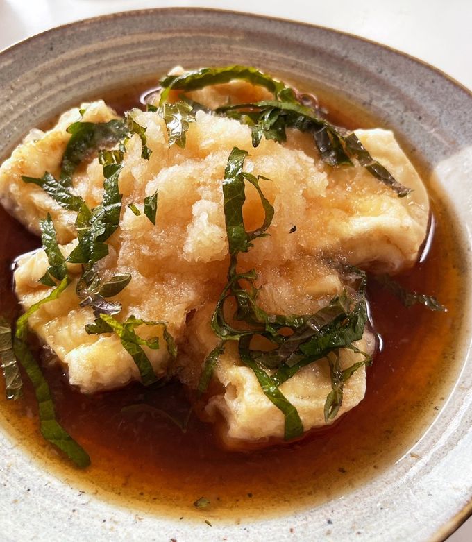 エアフライヤーで揚げない簡単揚げ出し豆腐 by おかてくJr